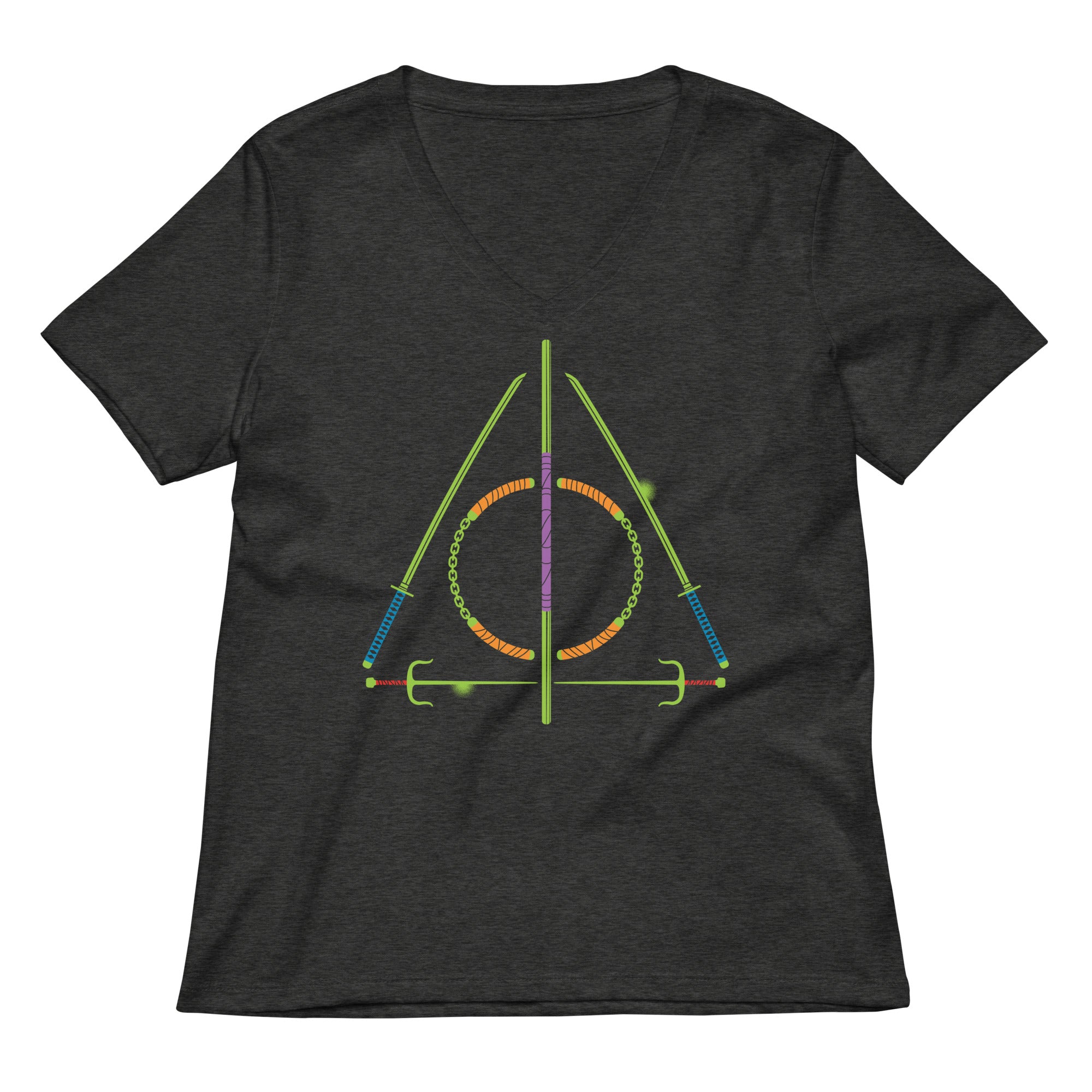 Turtley Hallows Women's V-Neck Tee