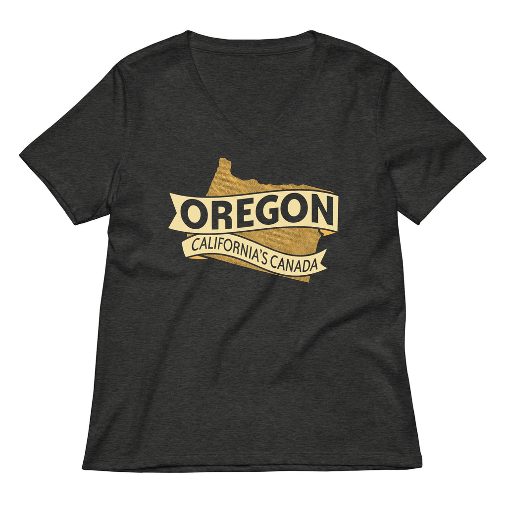 Oregon California's Canada Women's V-Neck Tee