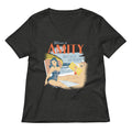 Welcome To Amity Women's V-Neck Tee