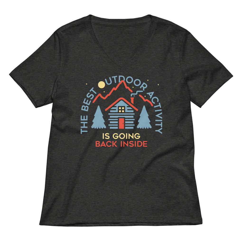 The Best Outdoor Activity Women's V-Neck Tee