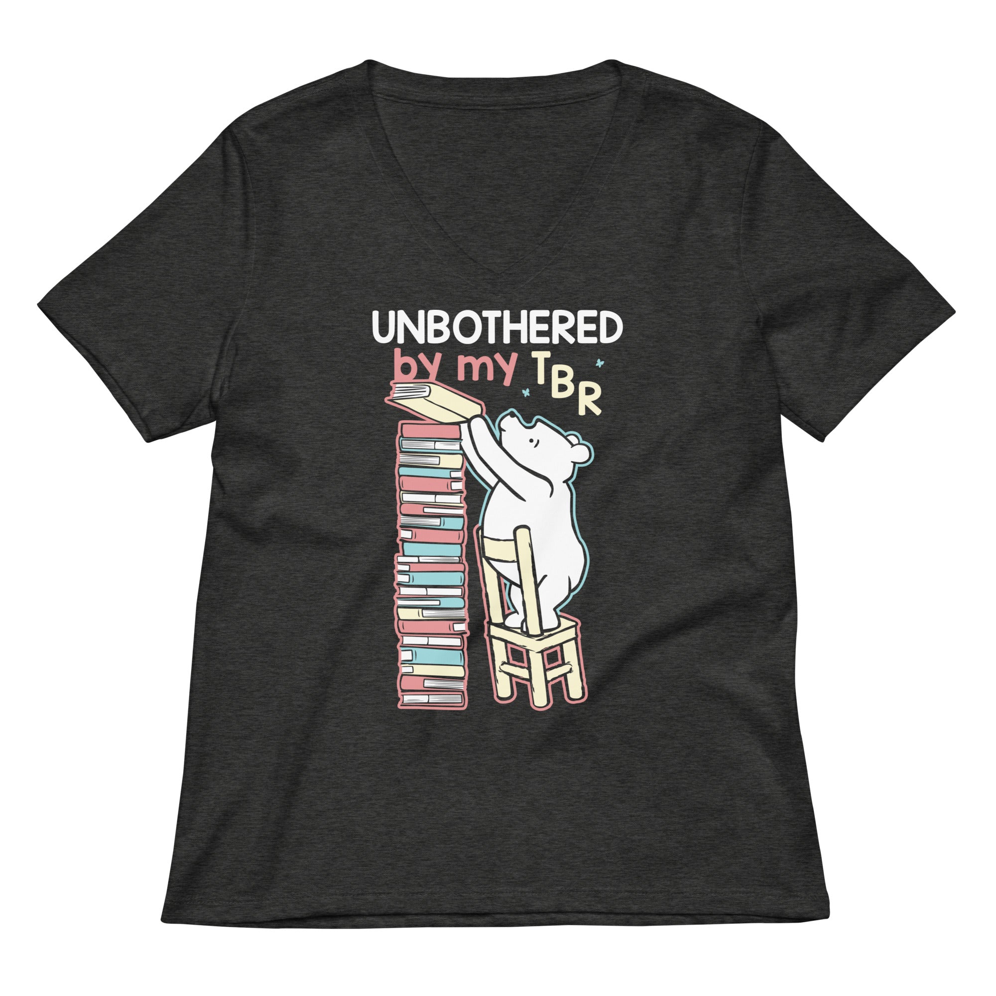 Unbothered By My TBR Women's V-Neck Tee