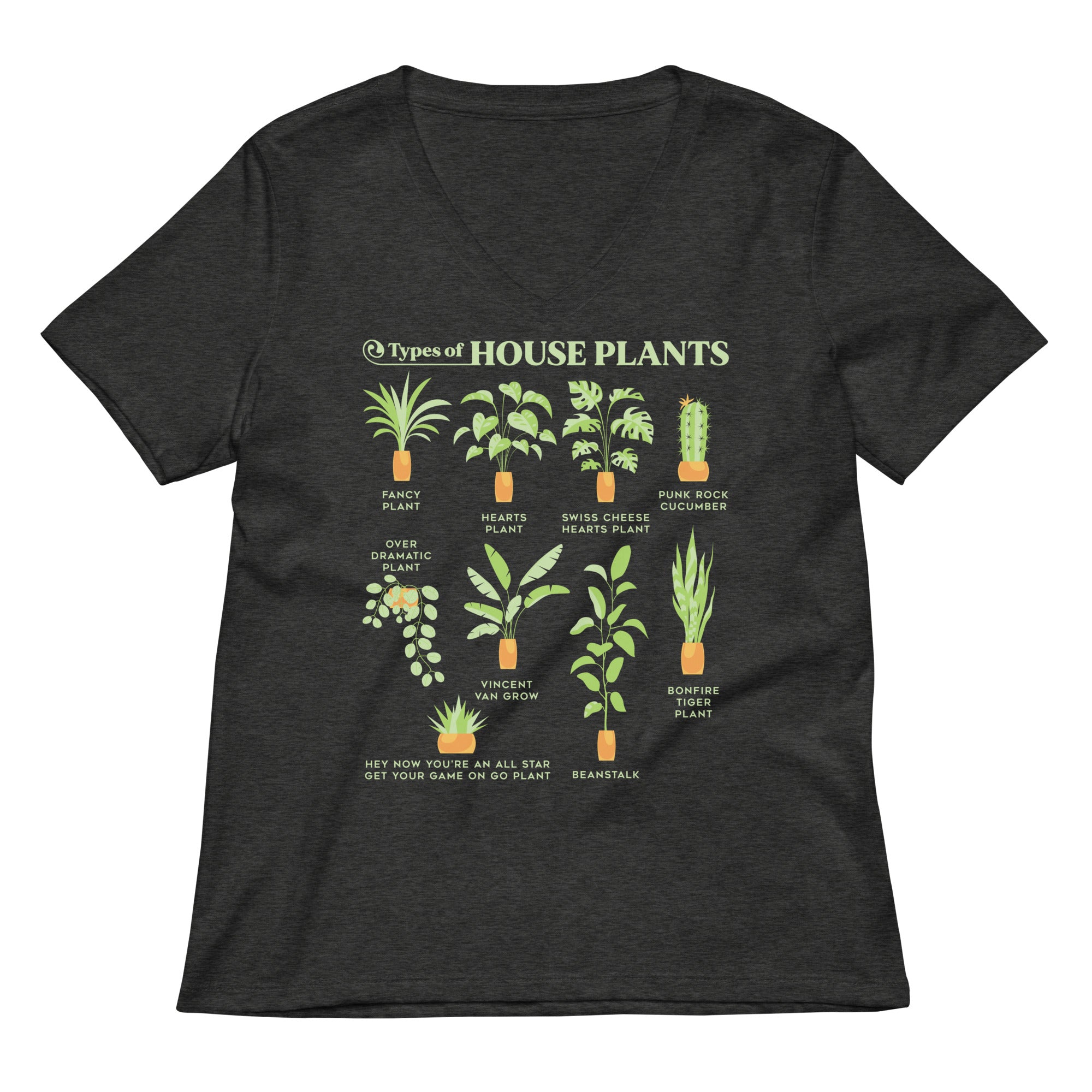 Types Of House Plants Women's V-Neck Tee