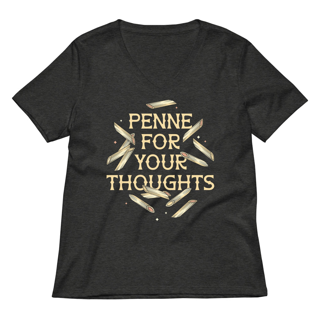 Penne For Your Thoughts Women's V-Neck Tee