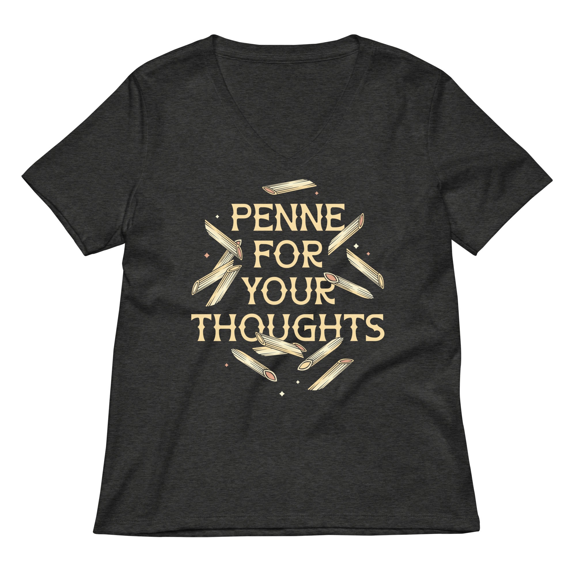 Penne For Your Thoughts Women's V-Neck Tee