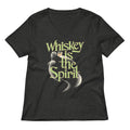 Whiskey Is The Spirit Women's V-Neck Tee