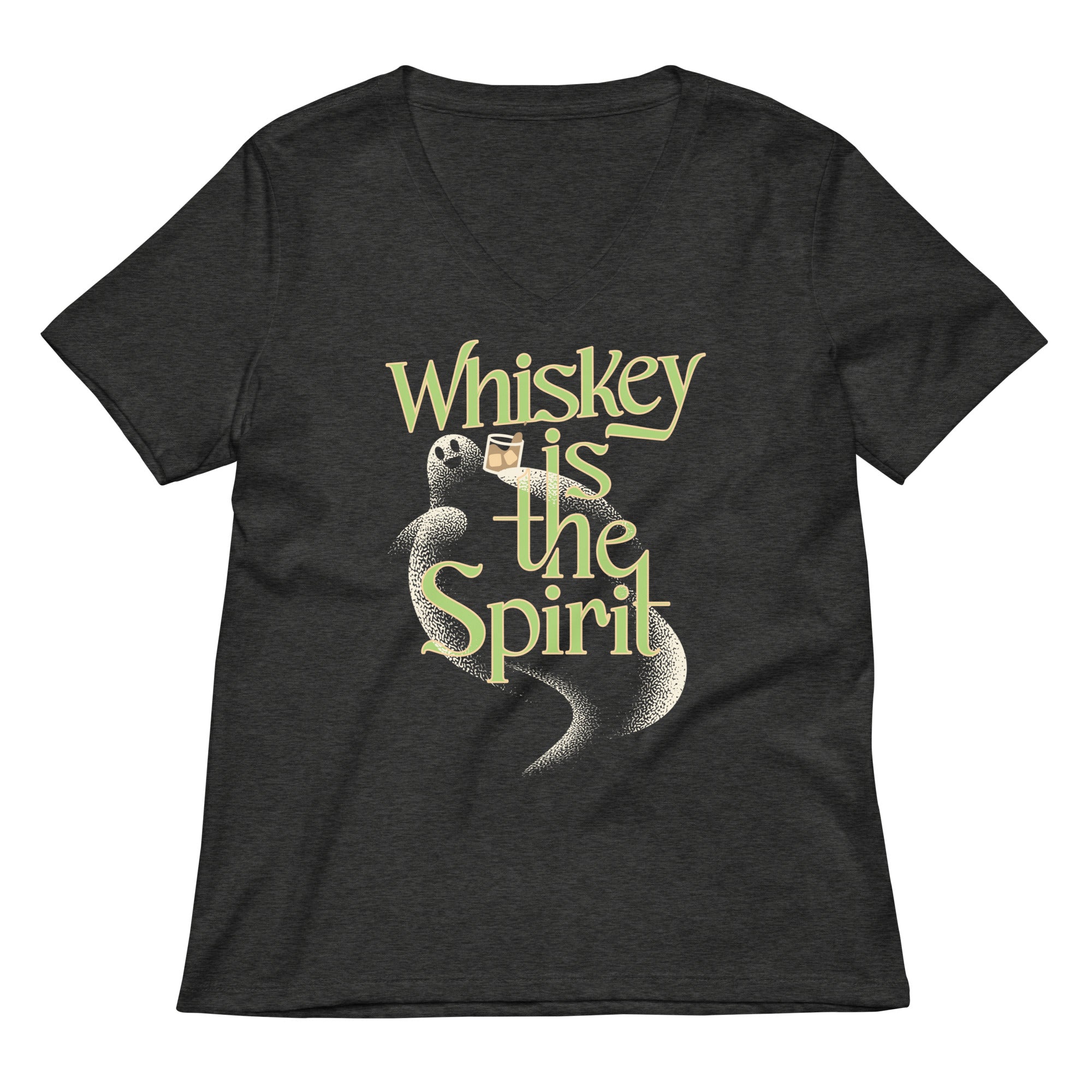 Whiskey Is The Spirit Women's V-Neck Tee