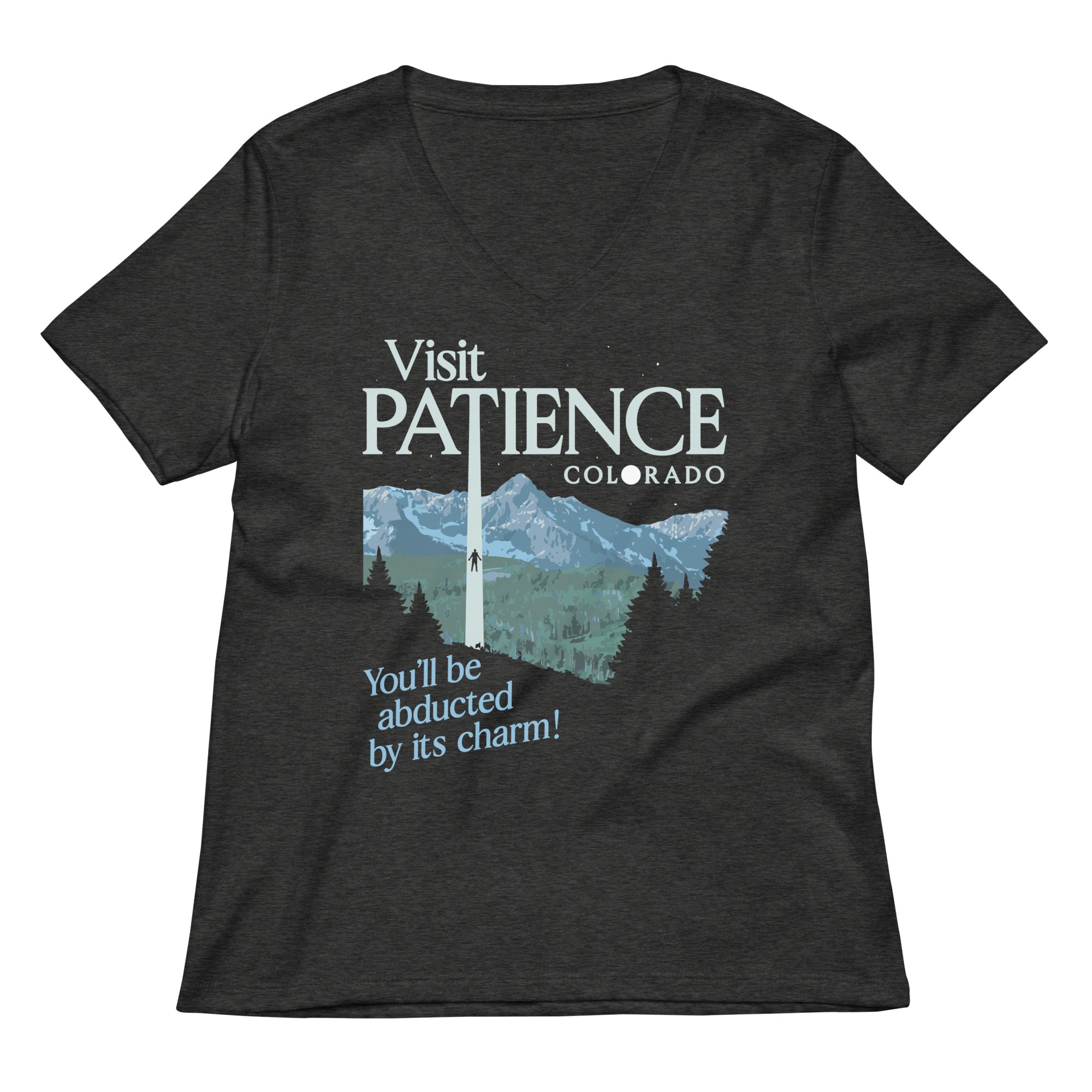 Visit Patience Colorado Women's V-Neck Tee