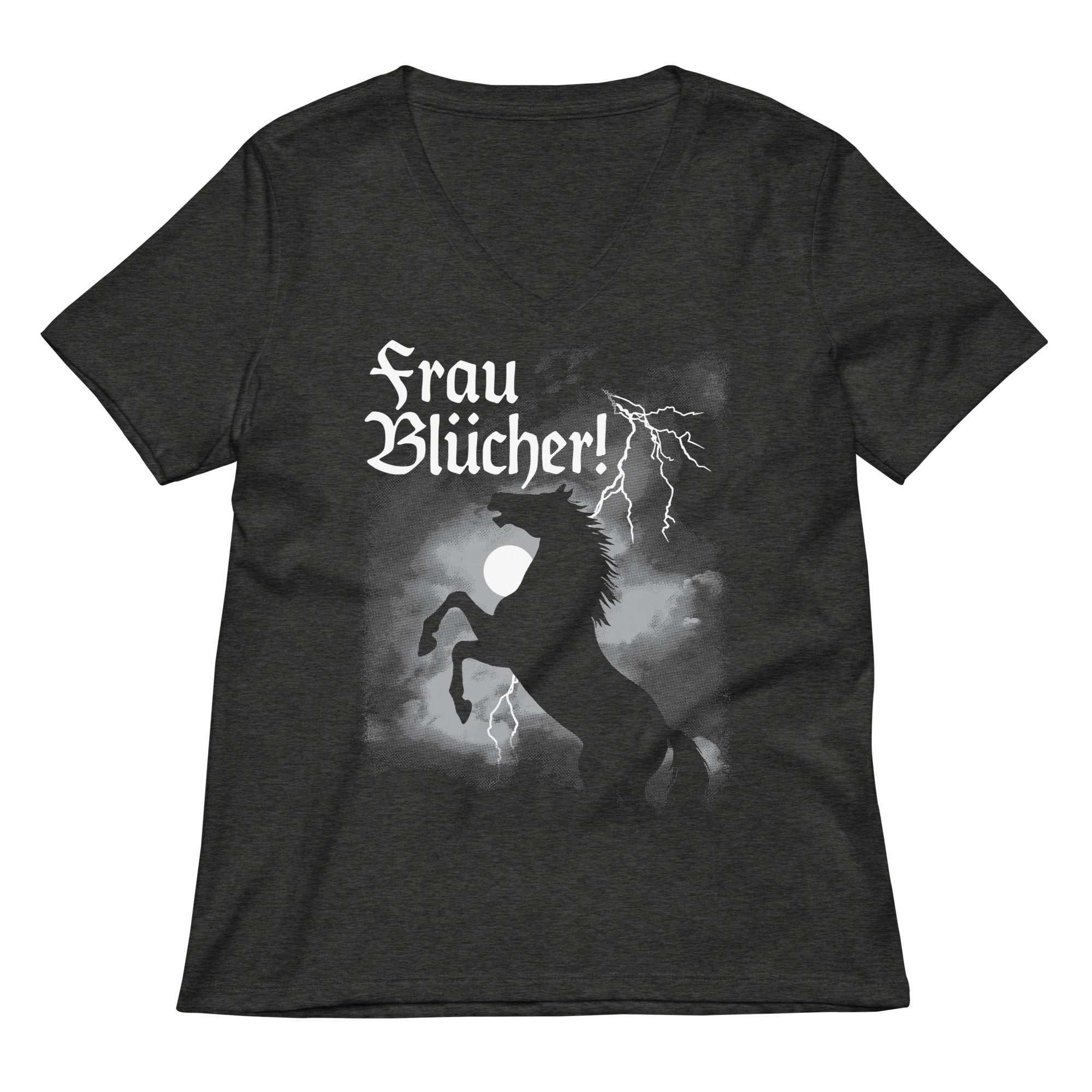 Frau Blucher! Women's V-Neck Tee