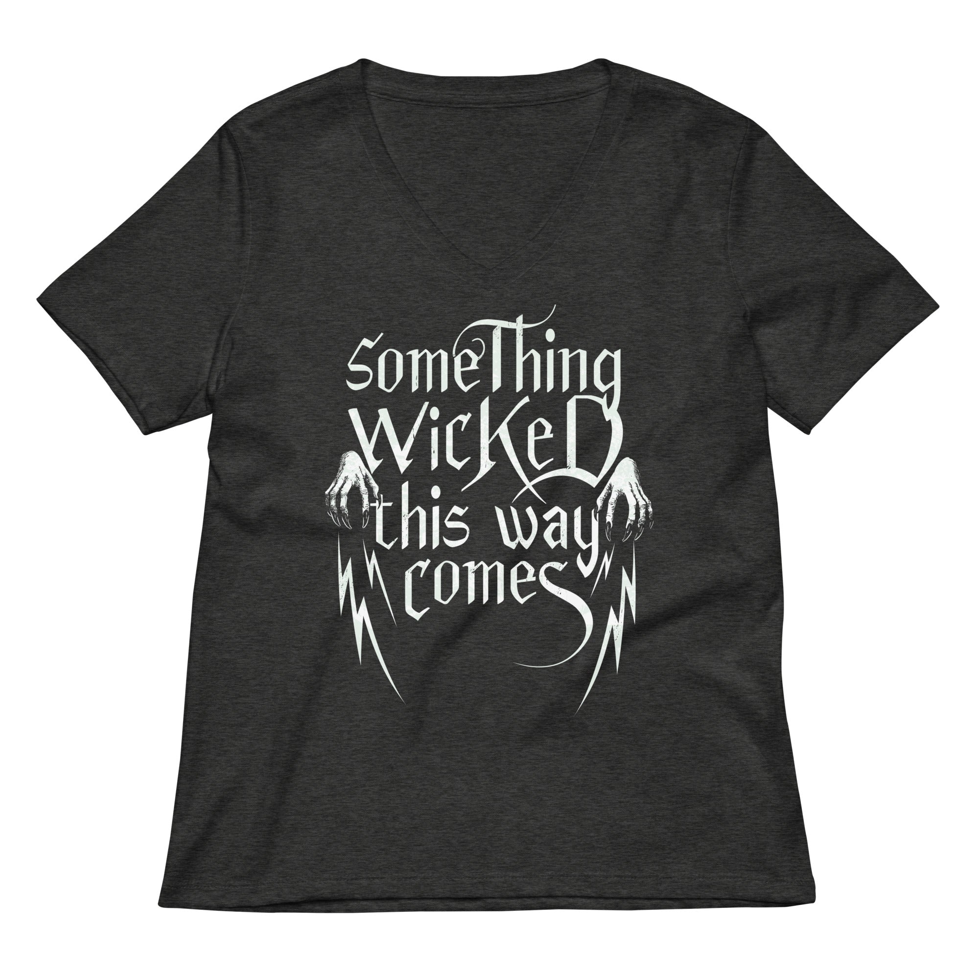 Something Wicked This Way Comes Women's V-Neck Tee