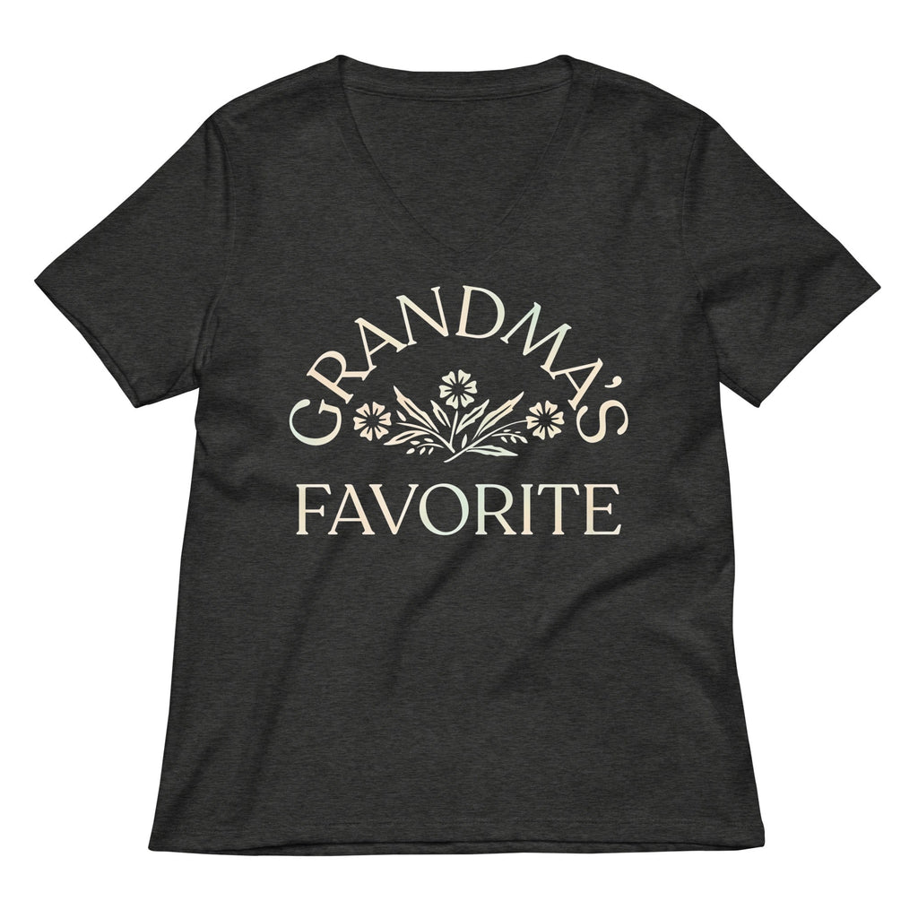 Grandma's Favorite Women's V-Neck Tee