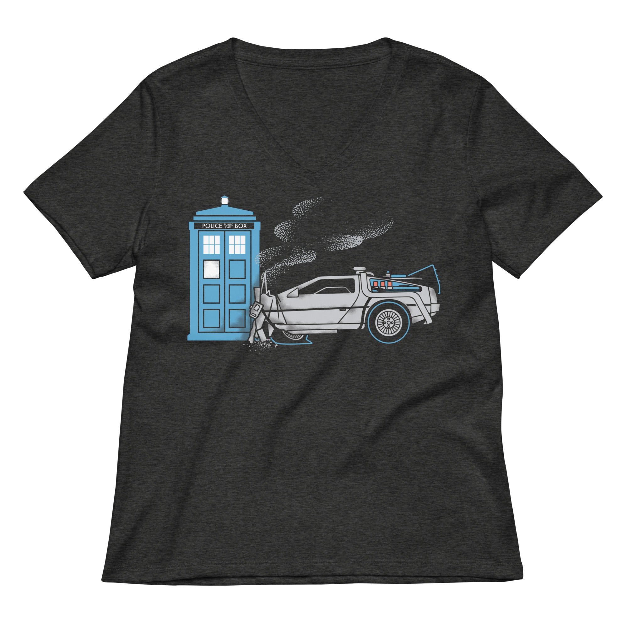 Time Collision Women's V-Neck Tee