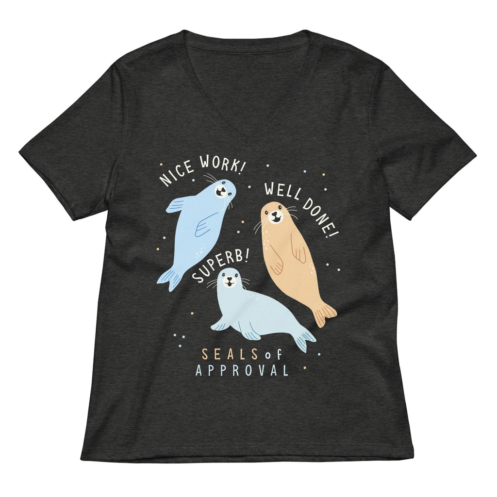 Seals Of Approval Women's V-Neck Tee