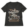 Odysseus Sea Cruises Women's V-Neck Tee