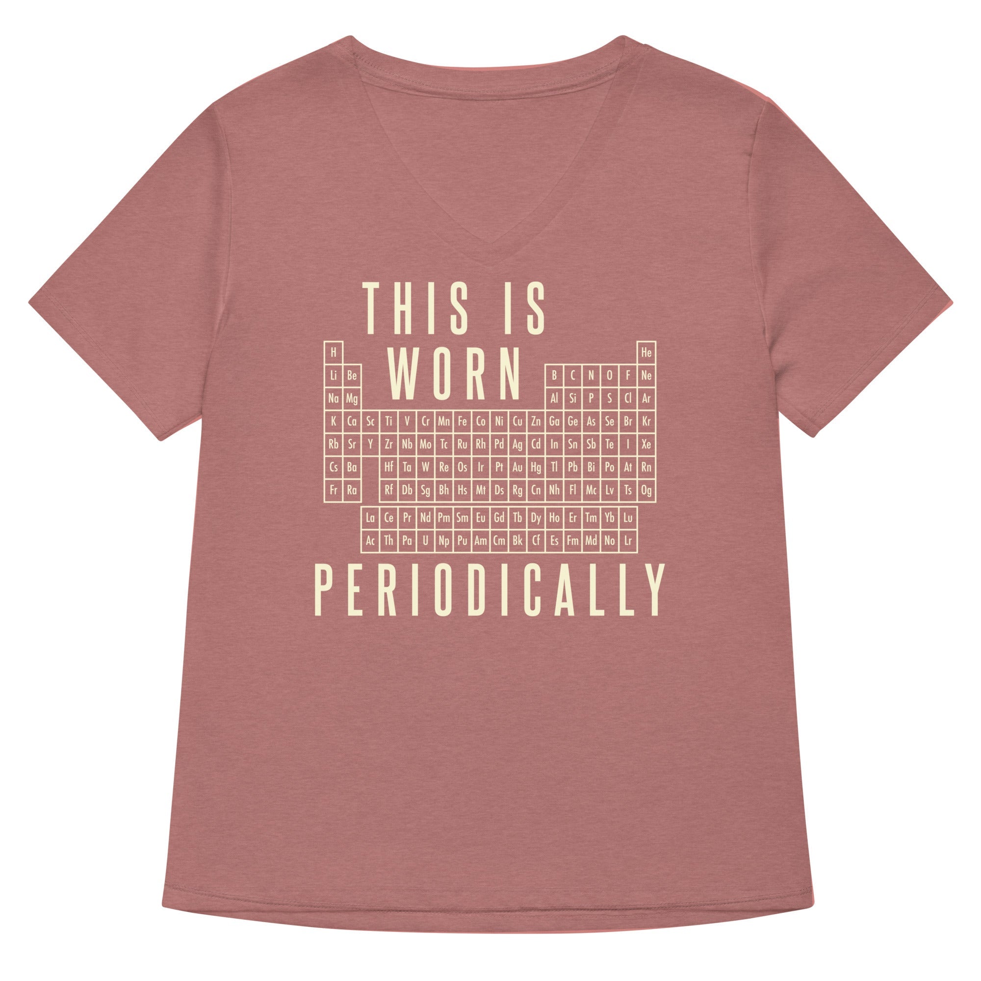 This Is Worn Periodically Women's V-Neck Tee