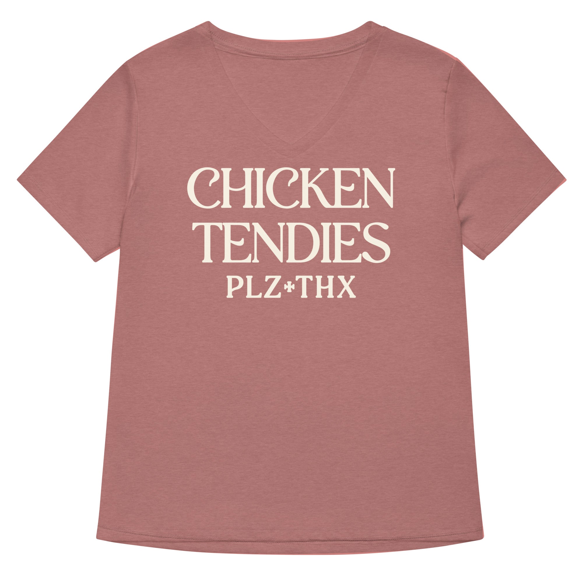 Chicken Tendies Plz Thx Women's V-Neck Tee