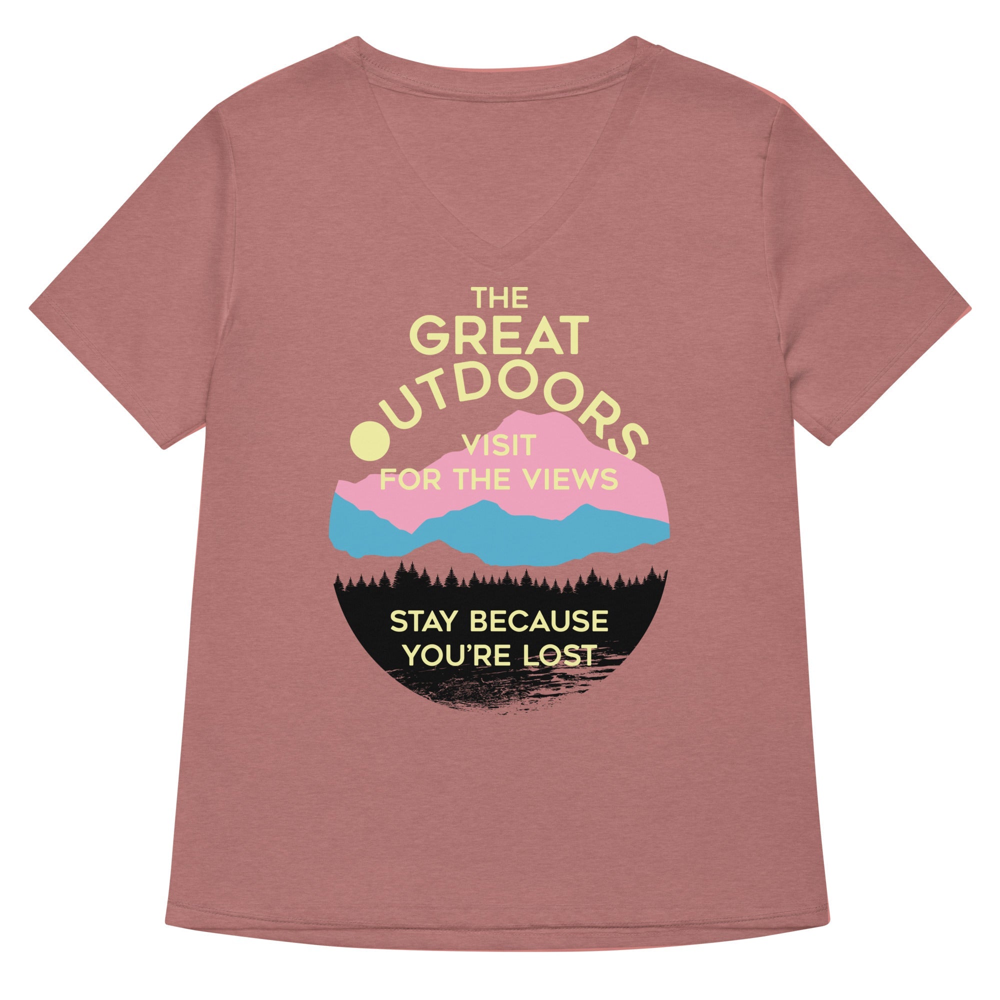 The Great Outdoors Women's V-Neck Tee