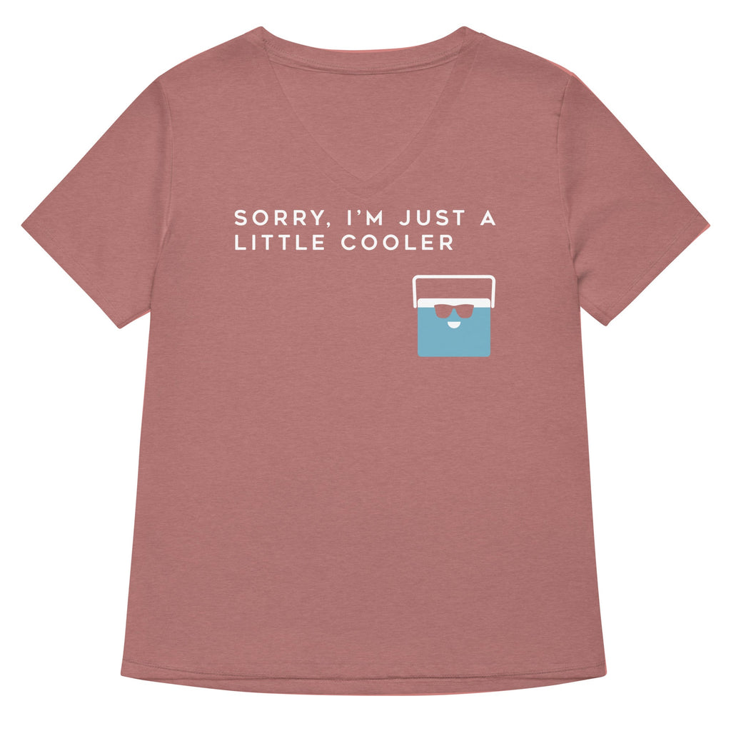 Sorry, I'm Just A Little Cooler Women's V-Neck Tee
