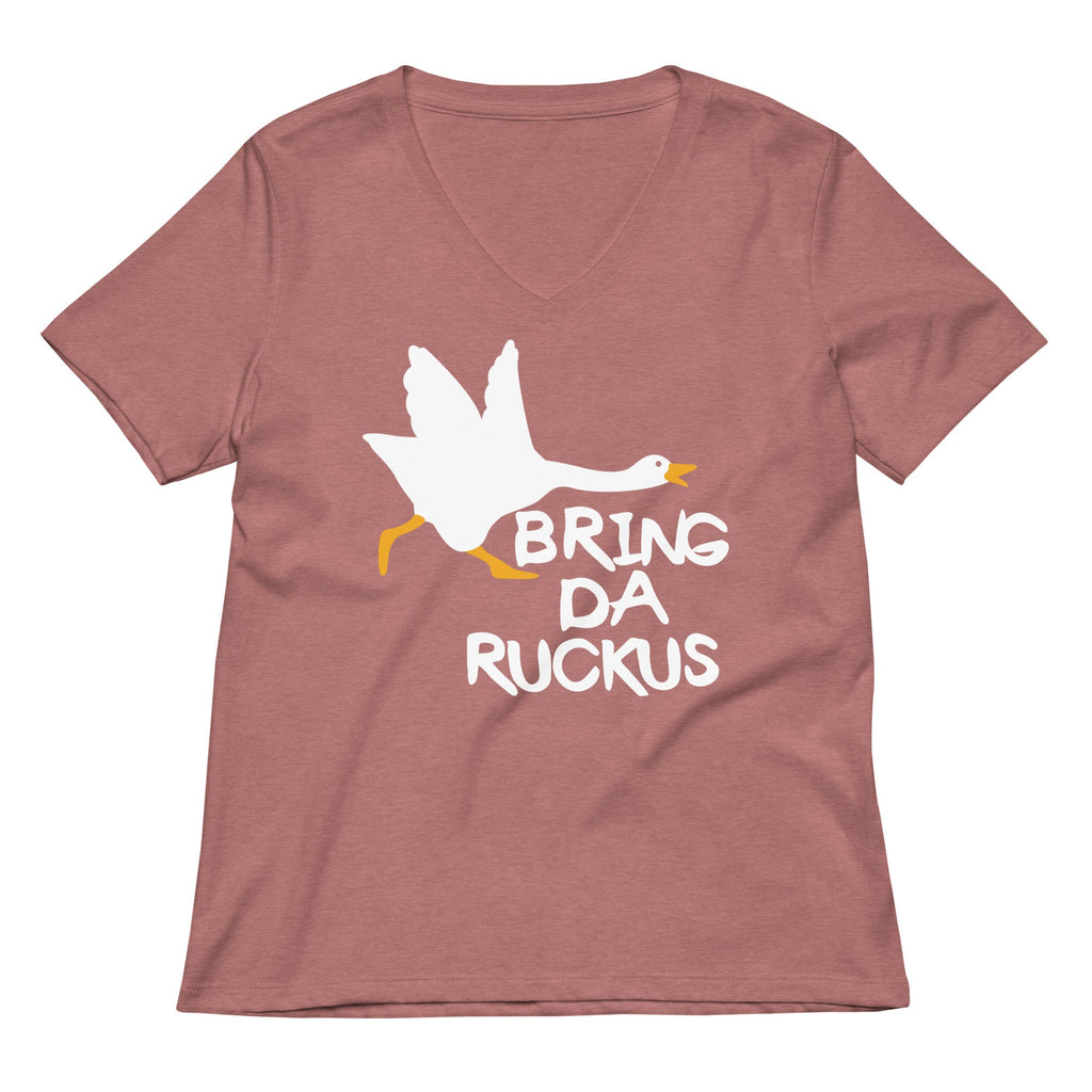 Bring Da Ruckus Women's V-Neck Tee
