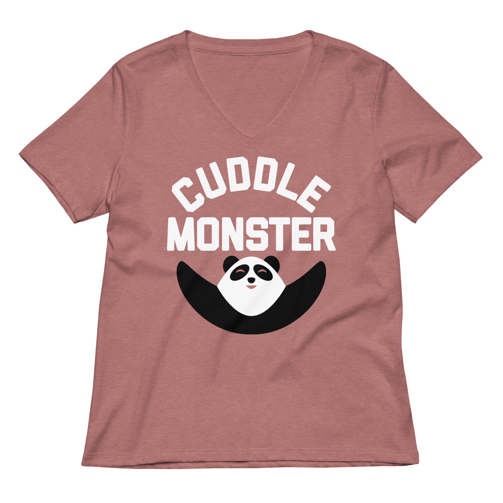 Cuddle Monster Women's V-Neck Tee