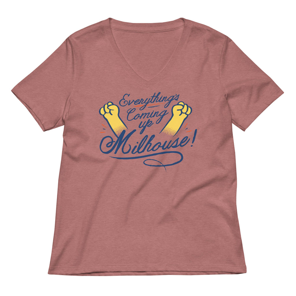 Everything's Coming Up Milhouse! Women's V-Neck Tee