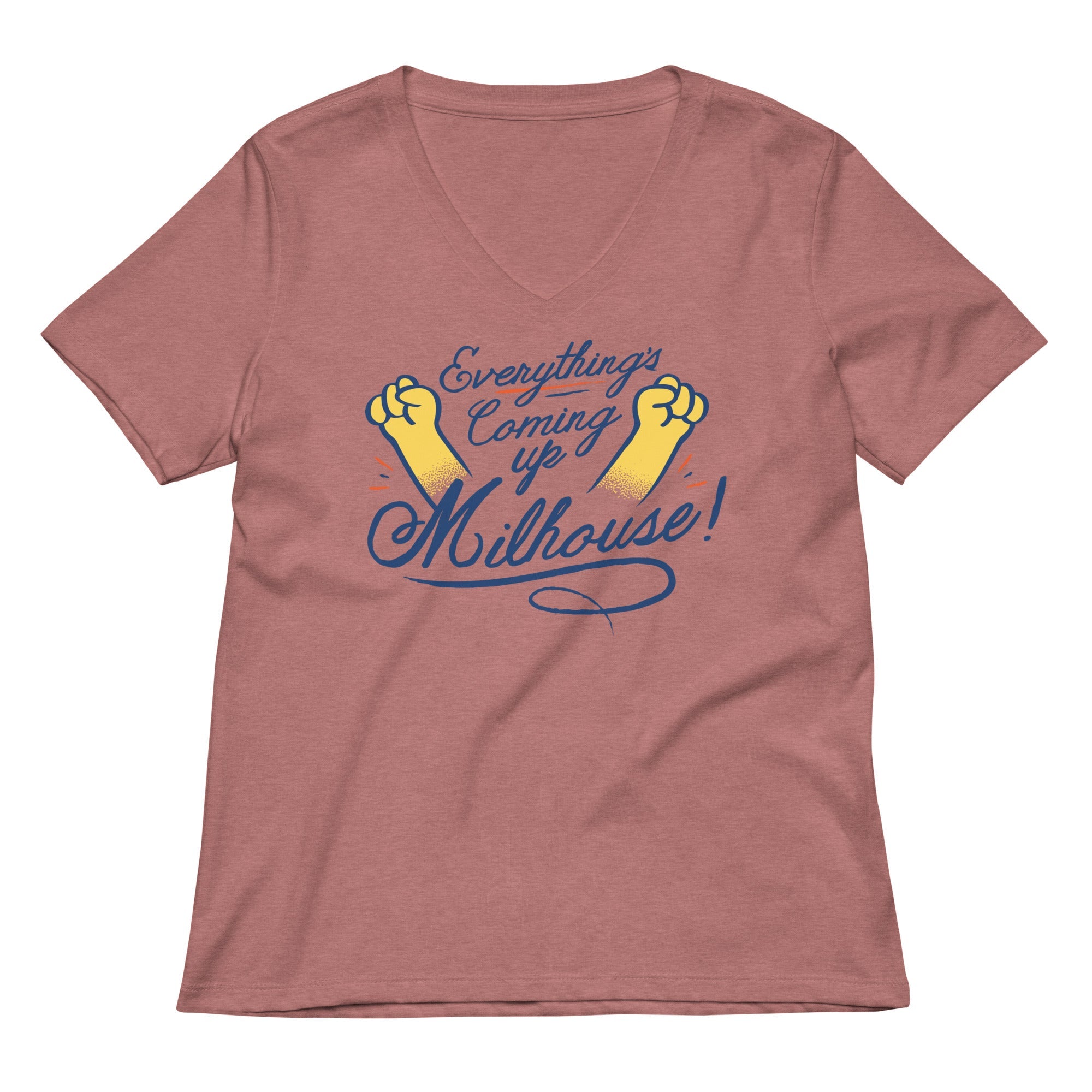 Everything's Coming Up Milhouse! Women's V-Neck Tee