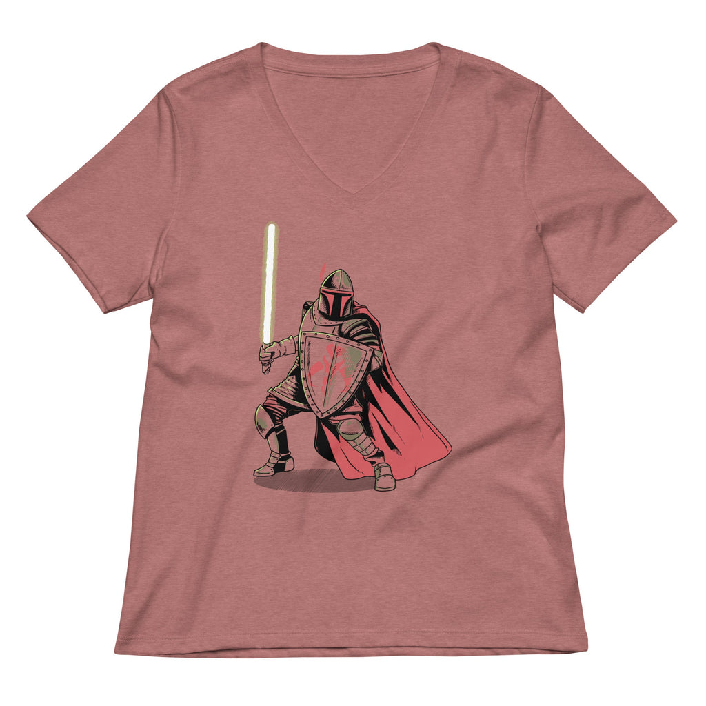 Mandalorian Knight Women's V-Neck Tee