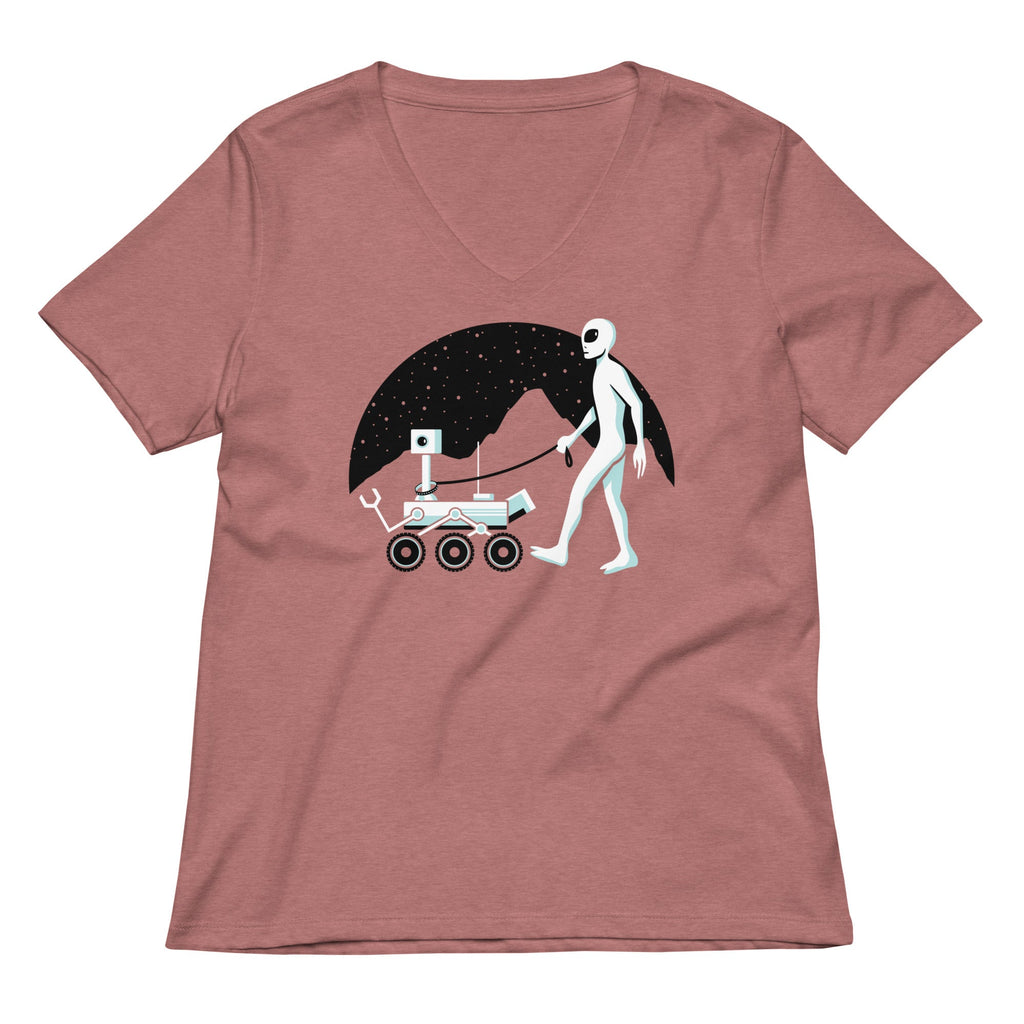 Mars Rover Women's V-Neck Tee