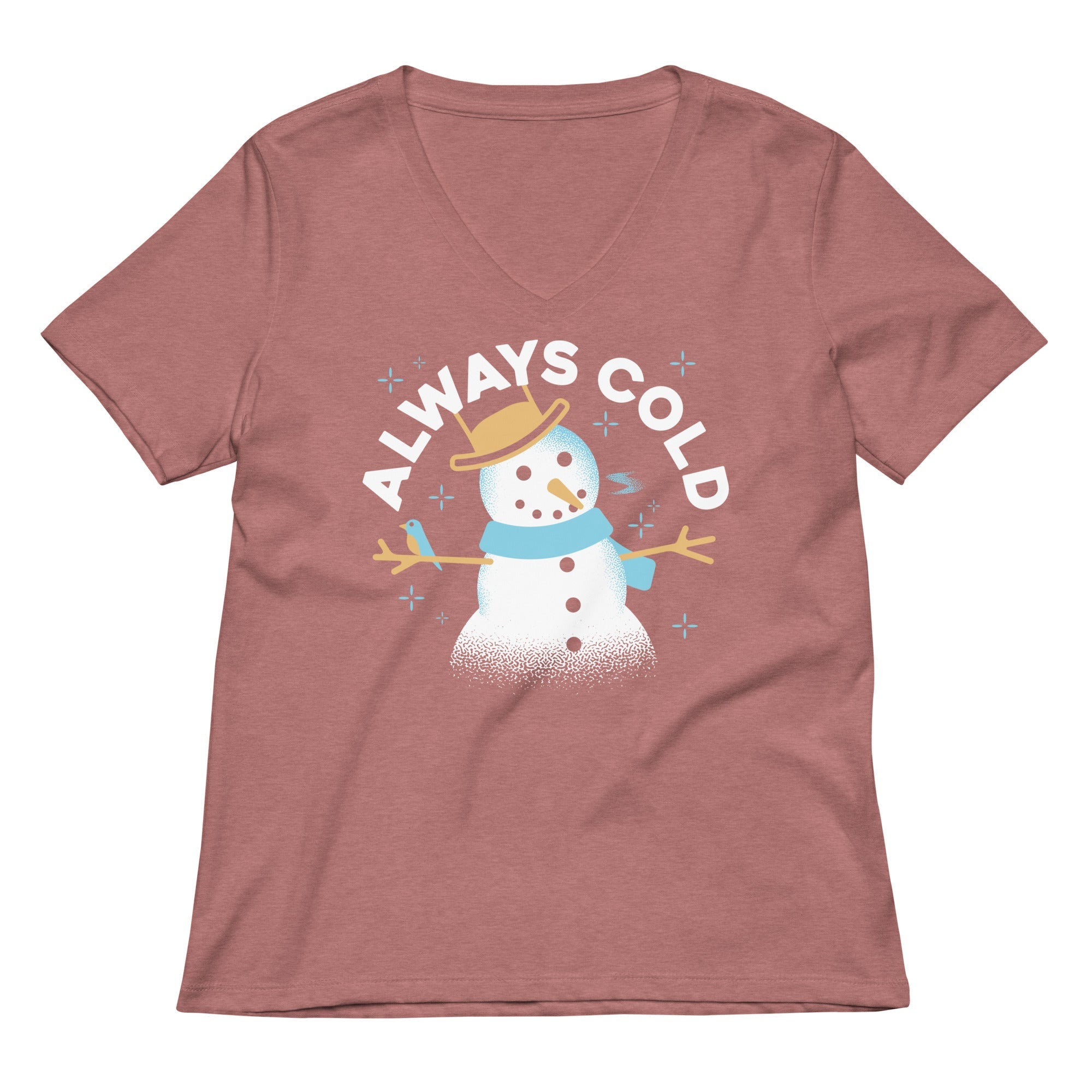 Always Cold Women's V-Neck Tee