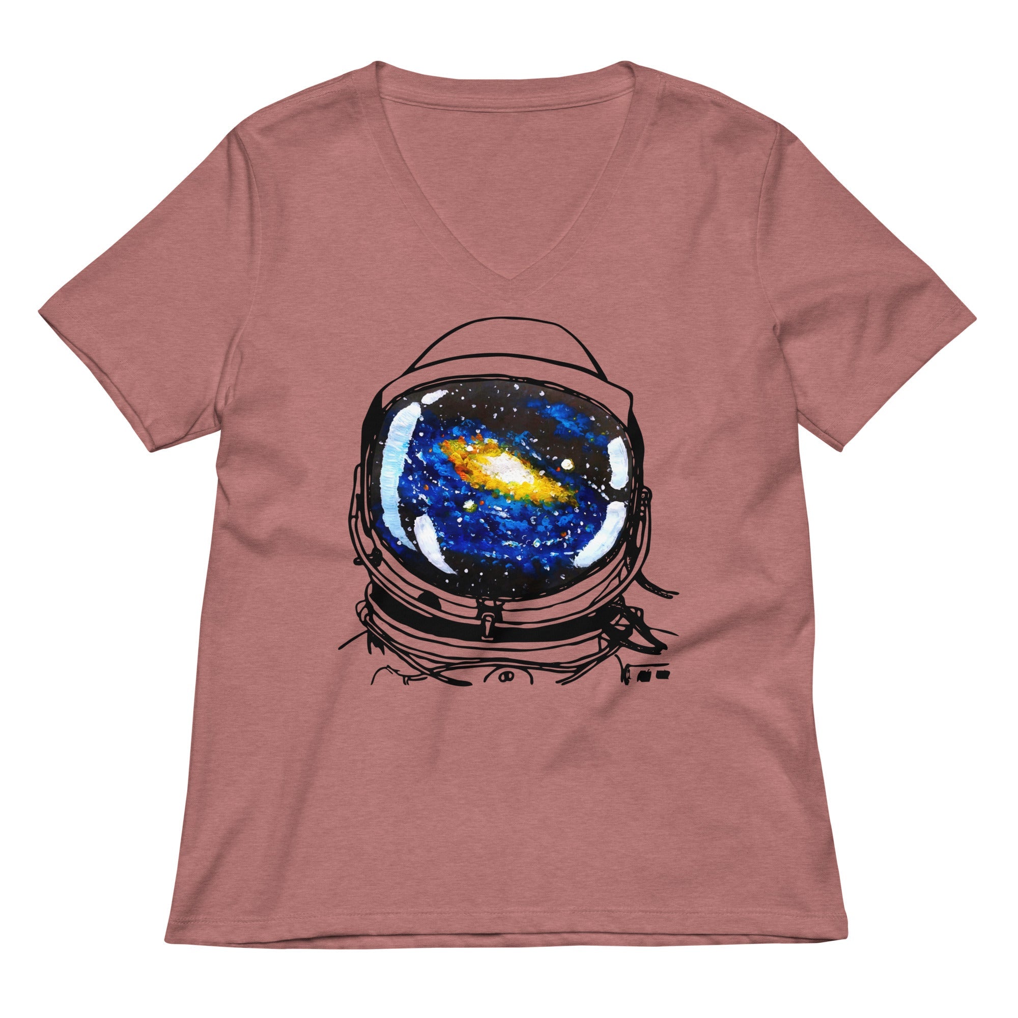 Space Sight Women's V-Neck Tee