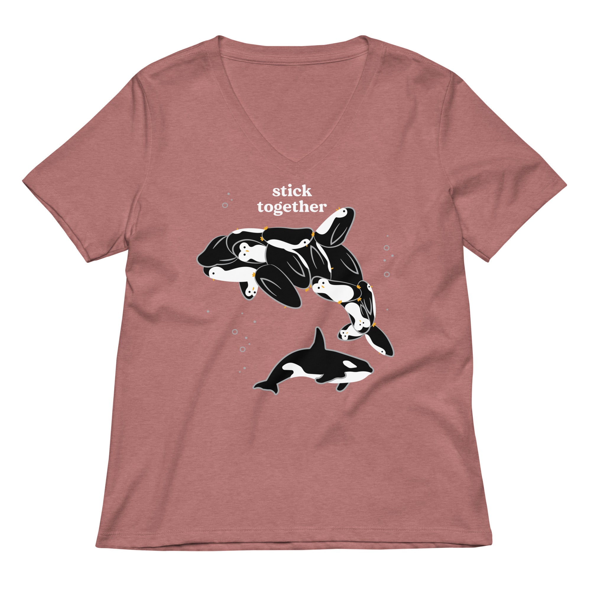 Stick Together Women's V-Neck Tee