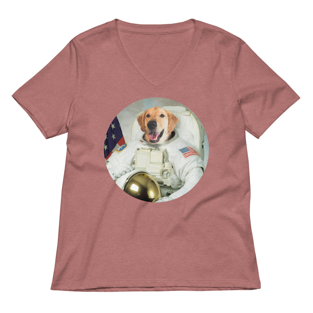 Astrodog Women's V-Neck Tee