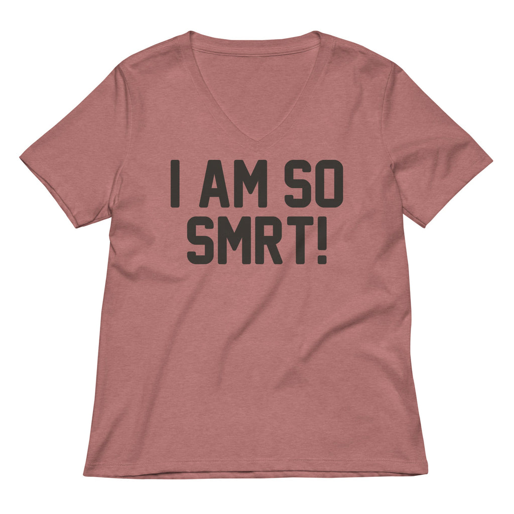I Am So Smrt Women's V-Neck Tee