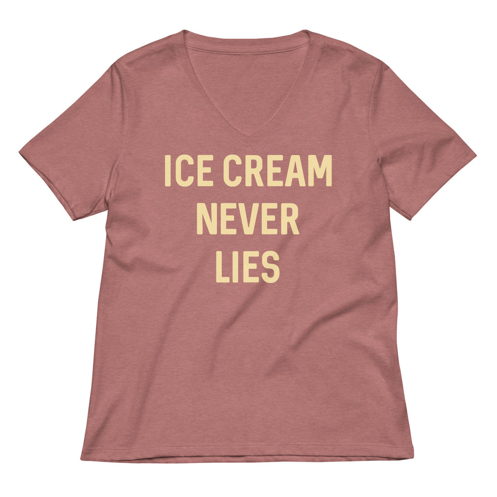 Ice Cream Never Lies Women's V-Neck Tee