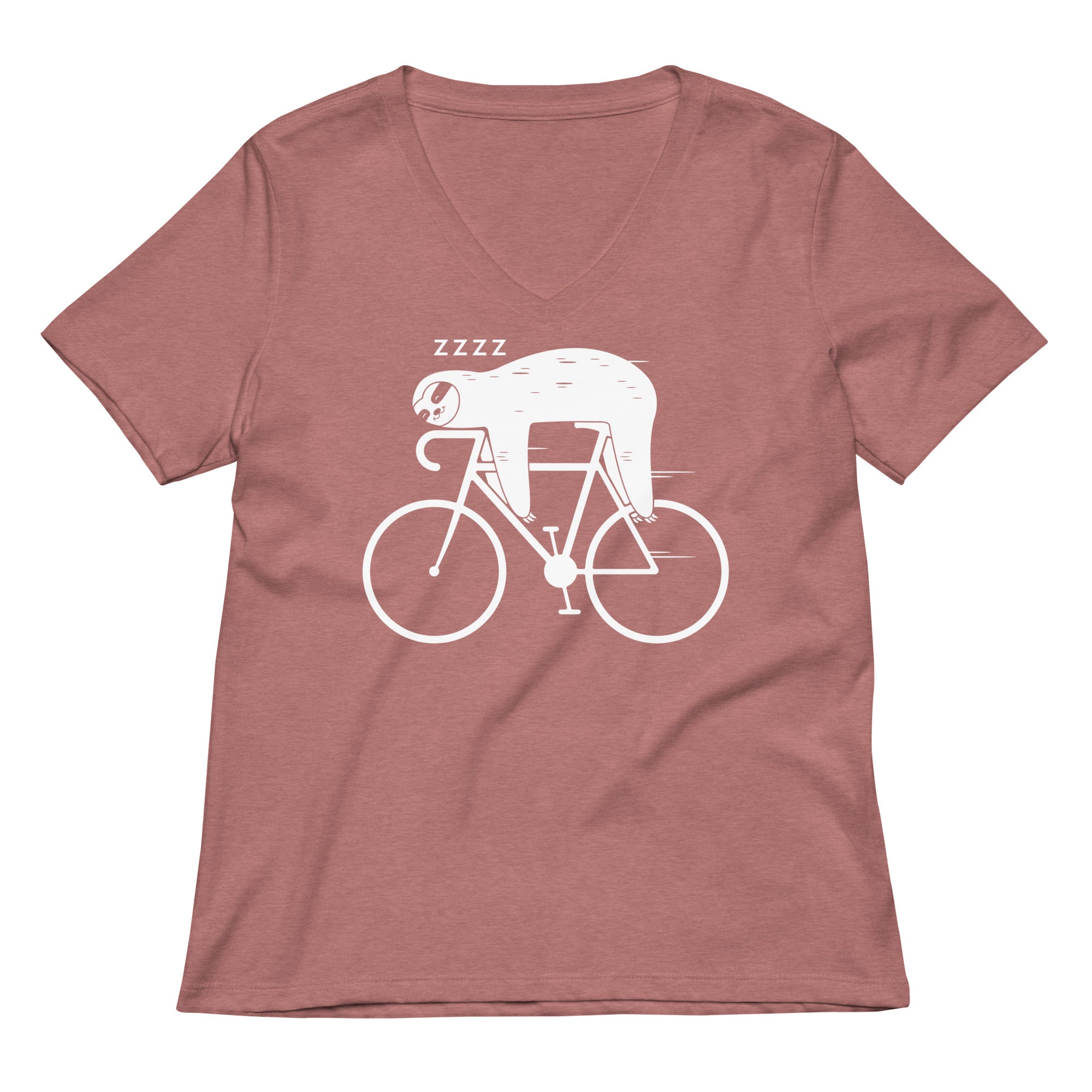 Slow Rider Women's V-Neck Tee