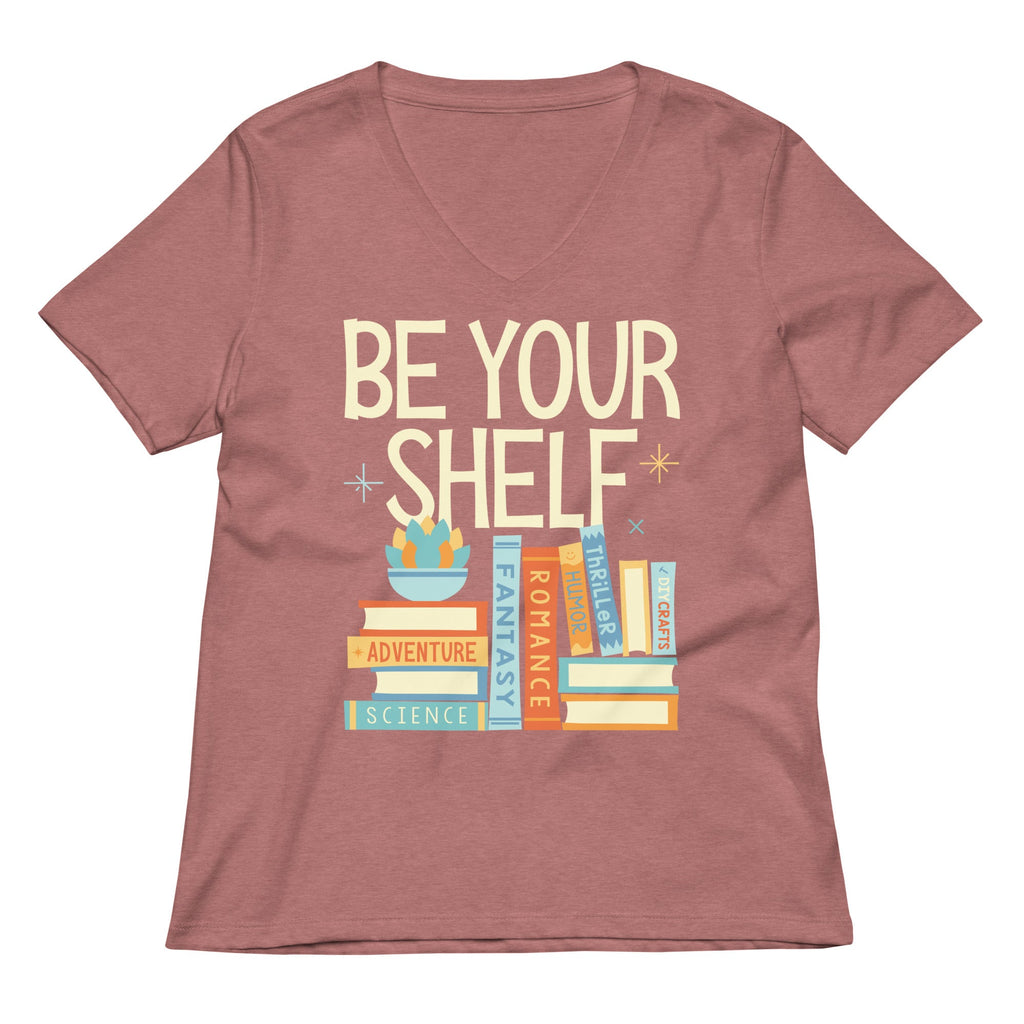 Be Your Shelf Women's V-Neck Tee
