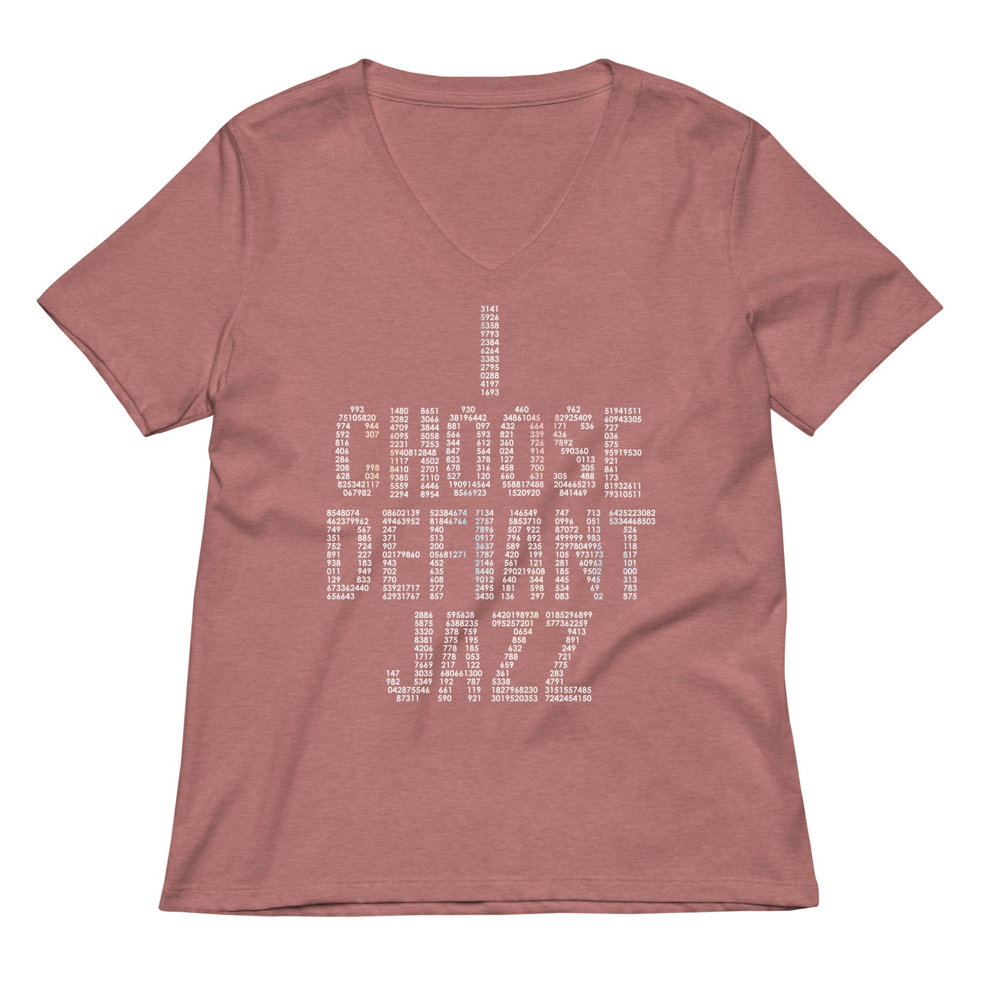 I Choose Defiant Jazz Women's V-Neck Tee