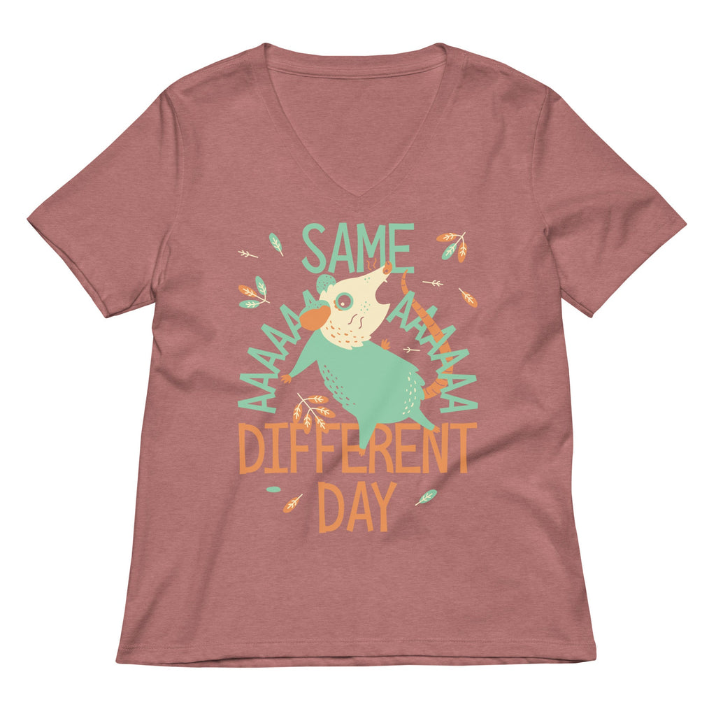 Same Aaaa Different Day Women's V-Neck Tee