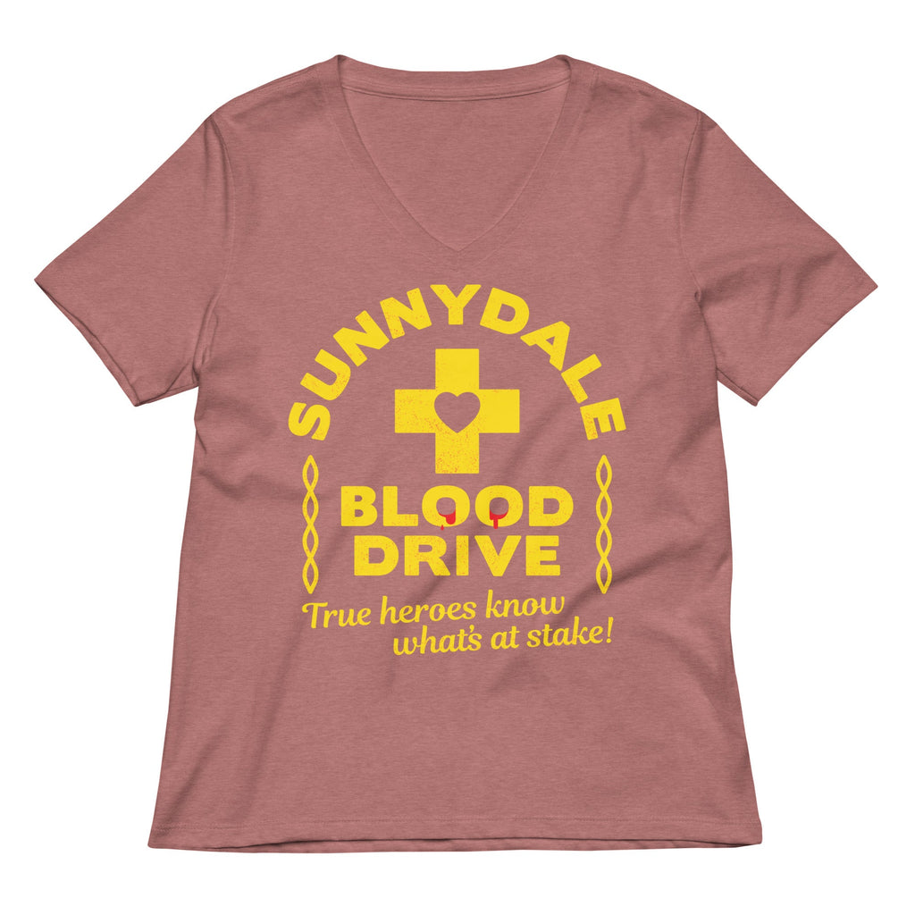 Sunnydale Blood Drive Women's V-Neck Tee