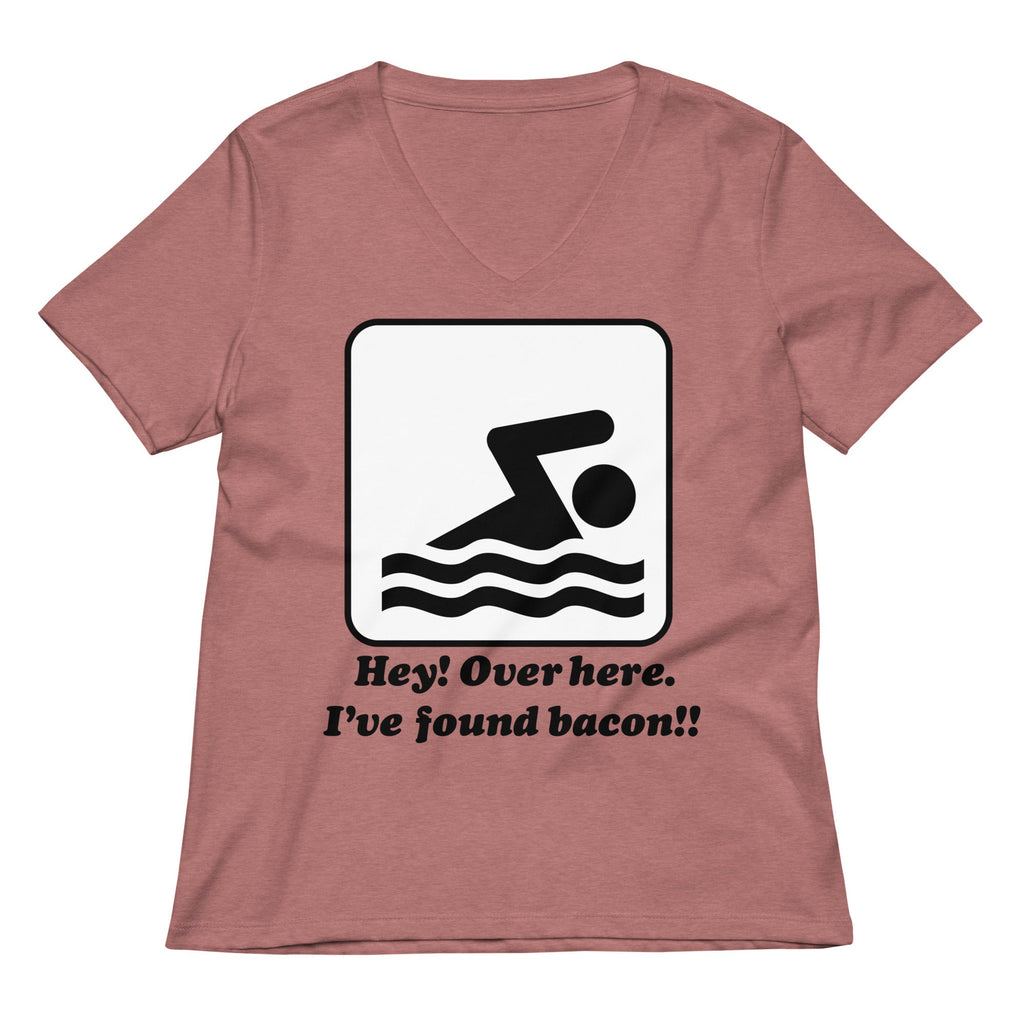 I've Found Bacon! Women's V-Neck Tee