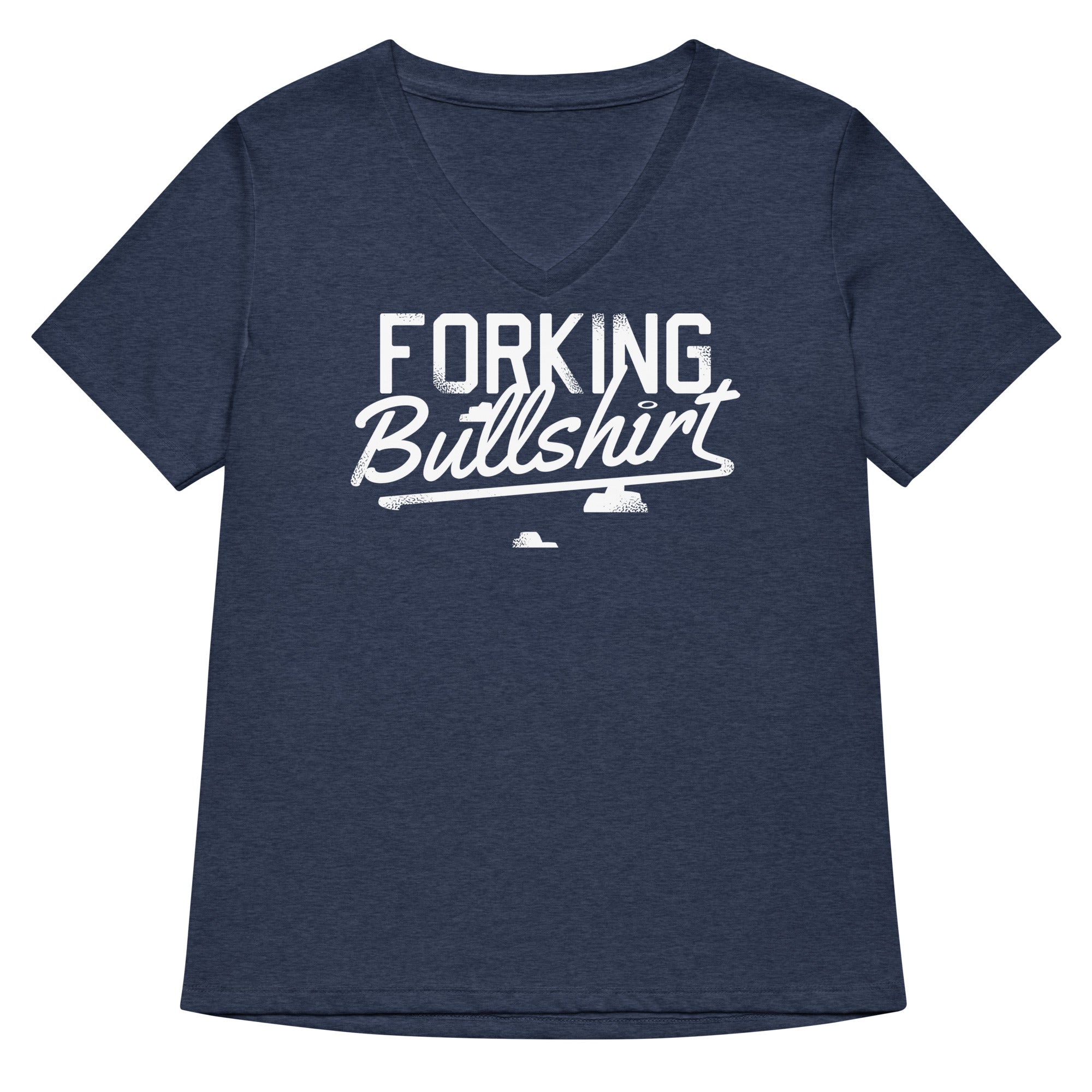 Forking Bullshirt Women's V-Neck Tee