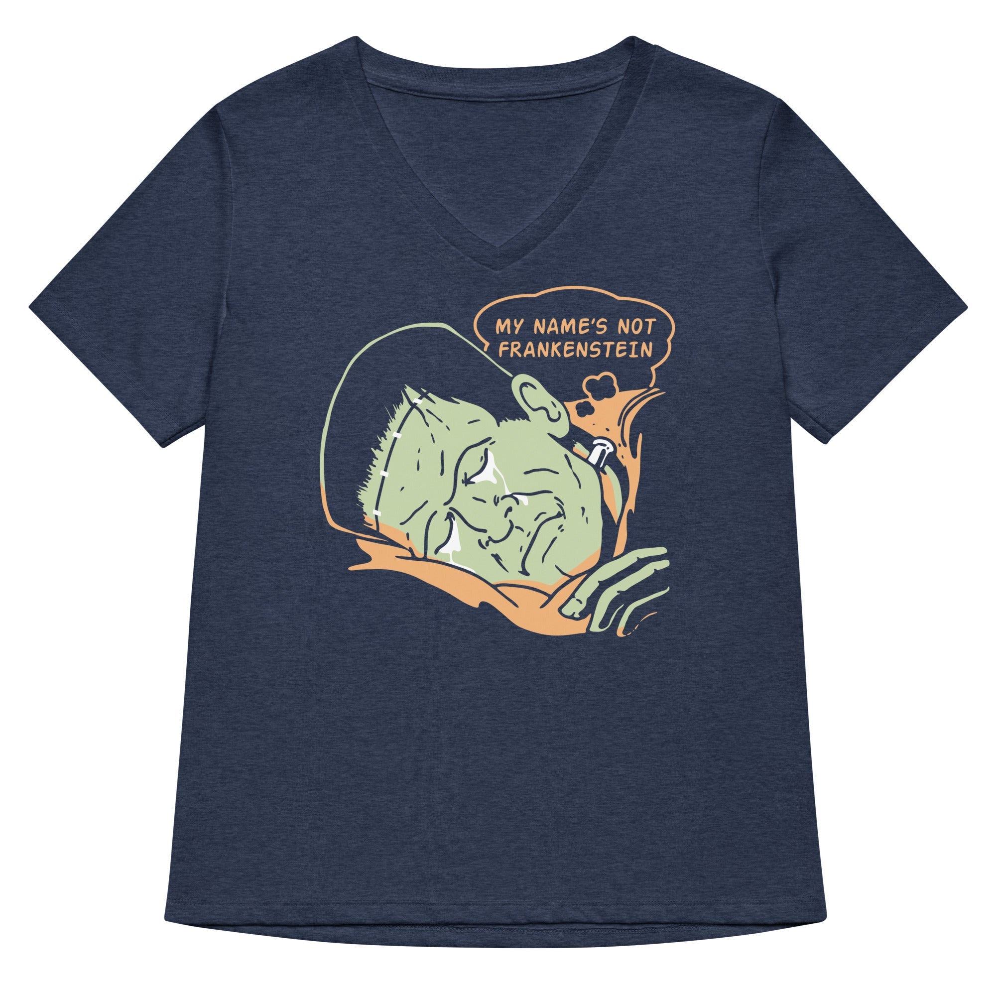 My Name's Not Frankenstein Women's V-Neck Tee