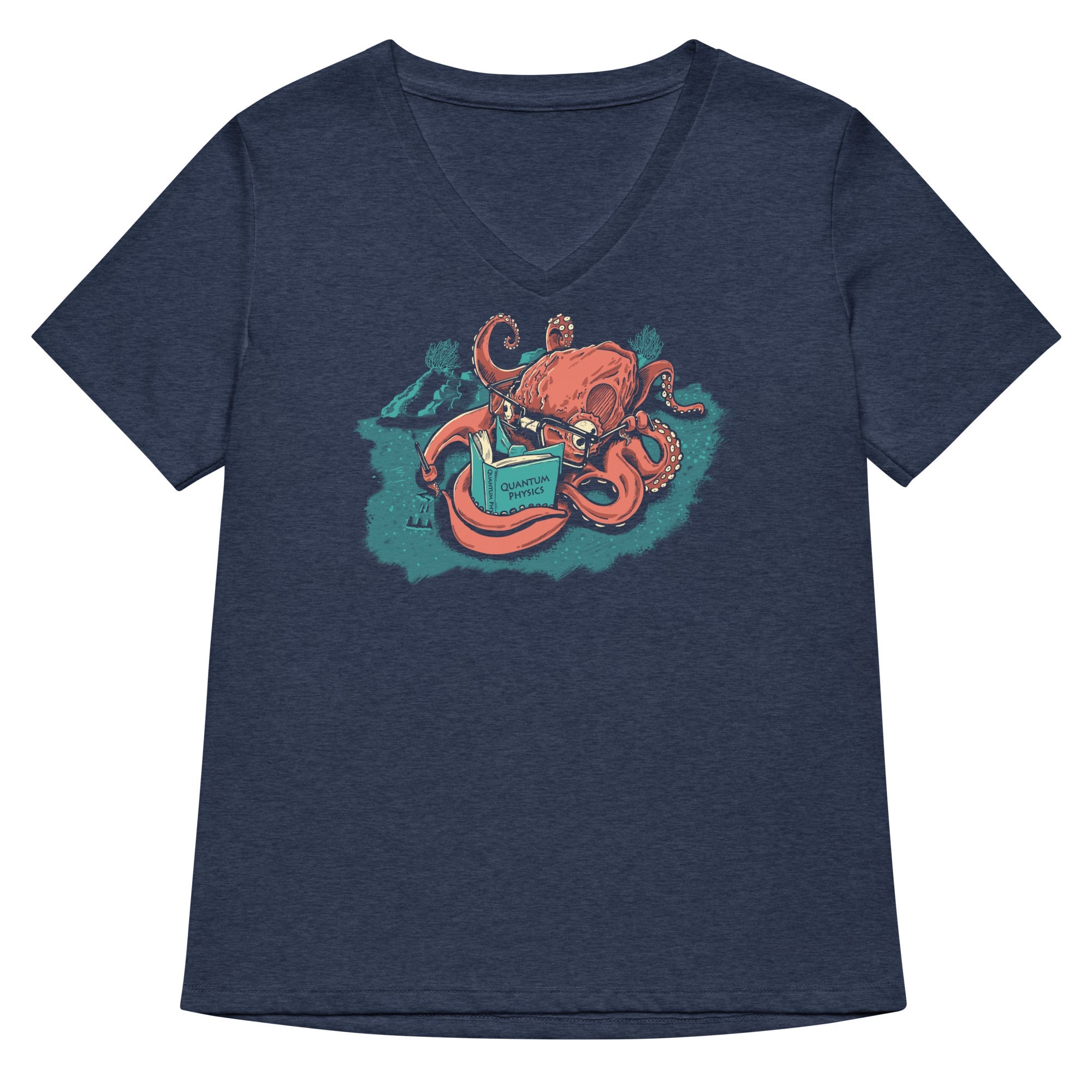 Octonerd Women's V-Neck Tee