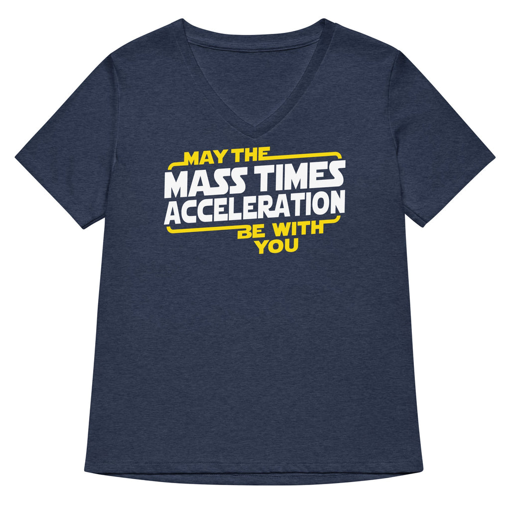 May The Mass x Acceleration Women's V-Neck Tee