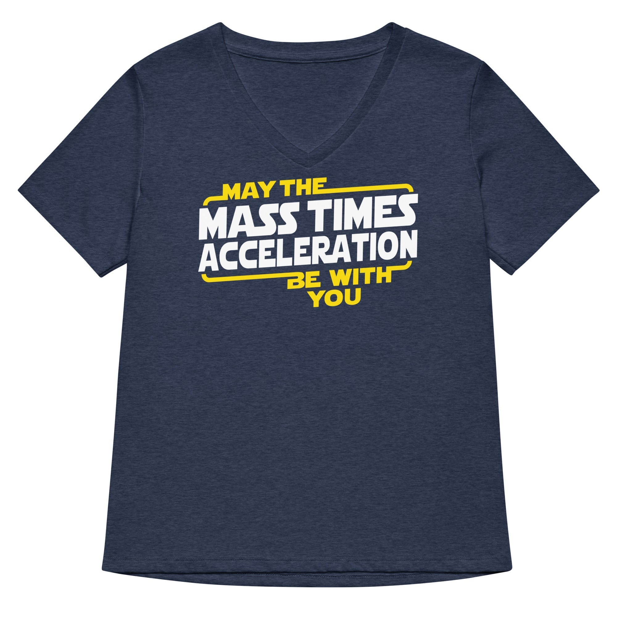 May The Mass x Acceleration Women's V-Neck Tee