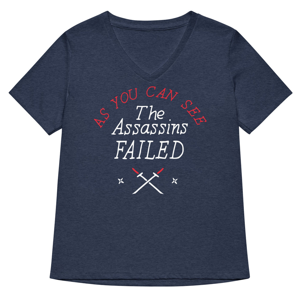 The Assassins Failed Women's V-Neck Tee