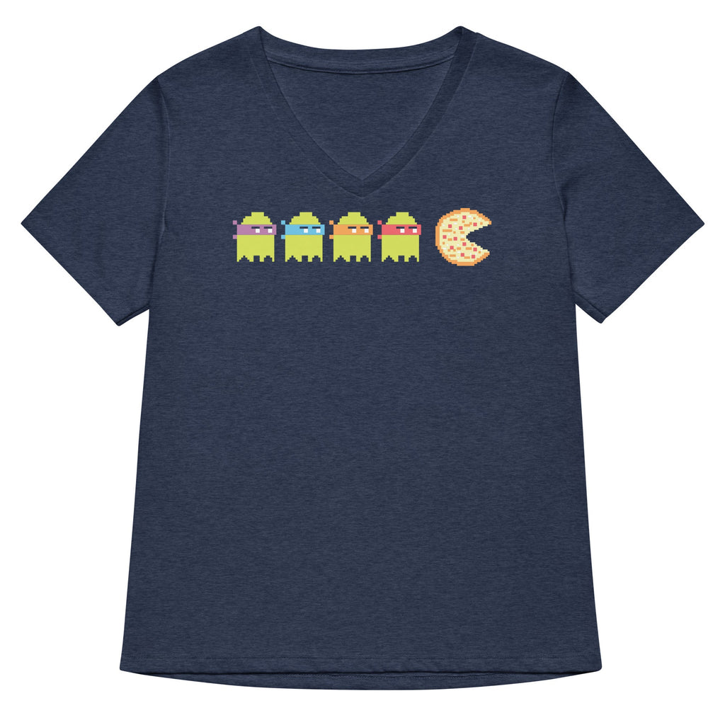 Teenage Mutant Ninja Ghosts Women's V-Neck Tee