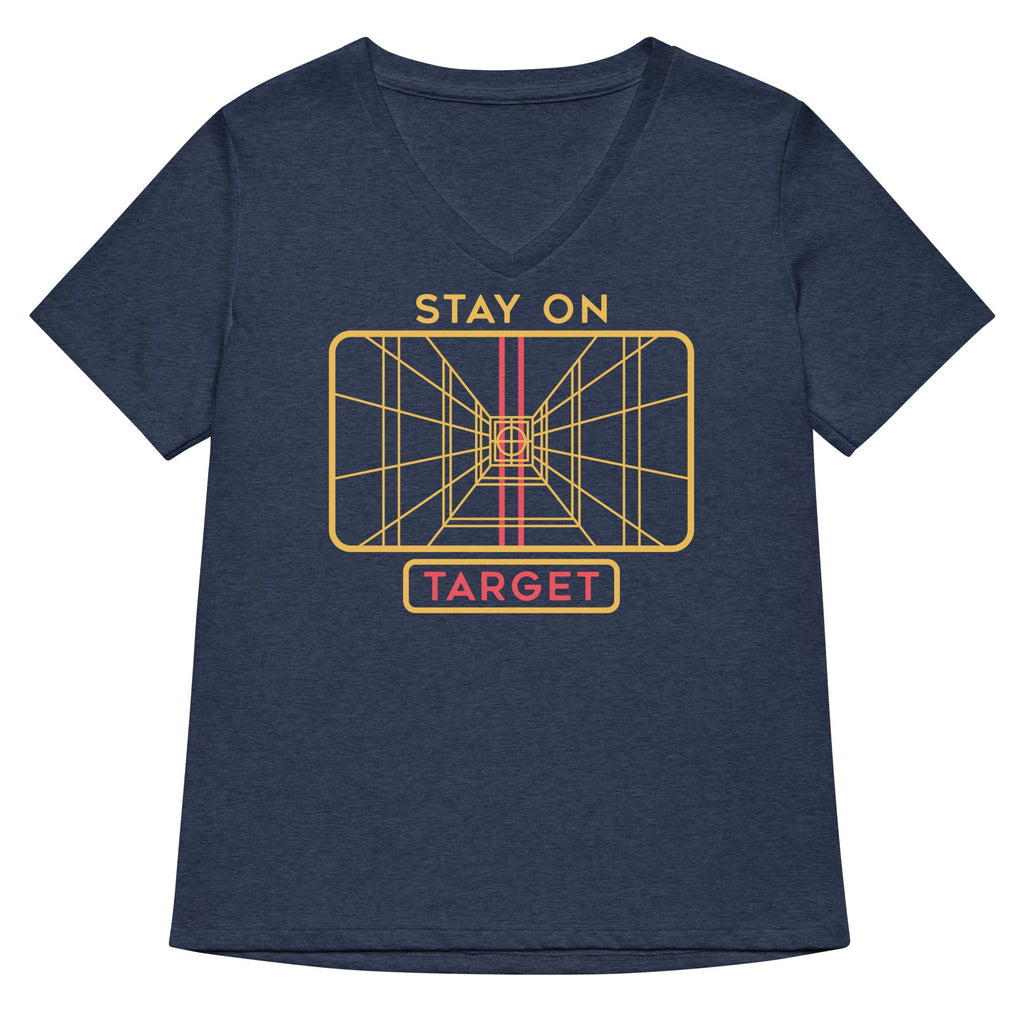 Stay On Target Women's V-Neck Tee