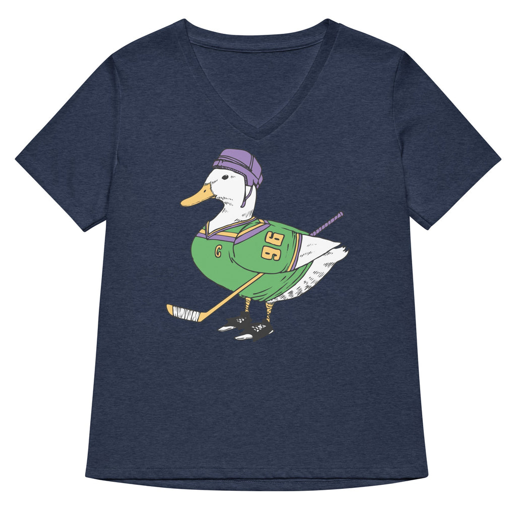 Mighty Duck Women's V-Neck Tee