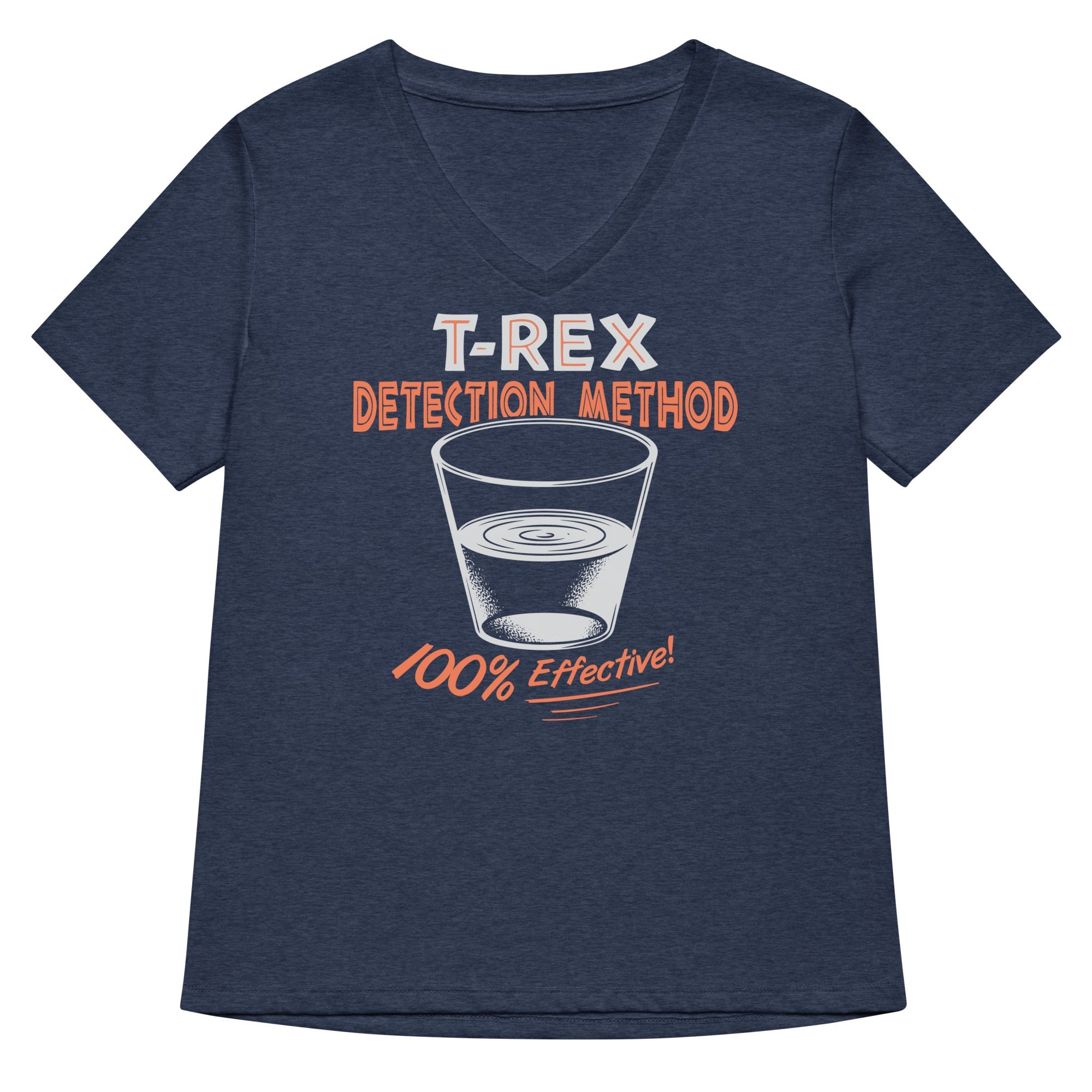 T-Rex Detection Method Women's V-Neck Tee
