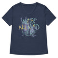 We're All Mad Here Women's V-Neck Tee